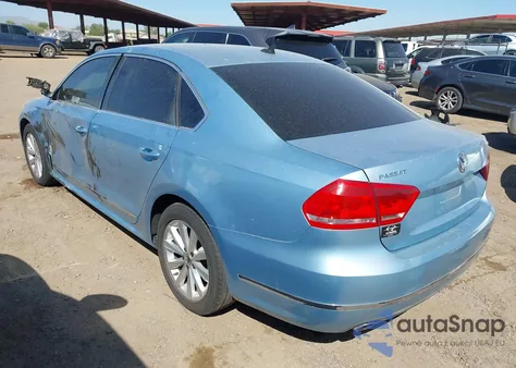 2012 Volkswagen Passat 2.5L Sel из США, поврежденный, VIN 1VWCH7A33CC029418